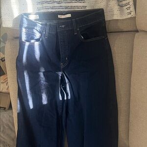 Levi's Women's Deep Indigo Straight Leg Jeans